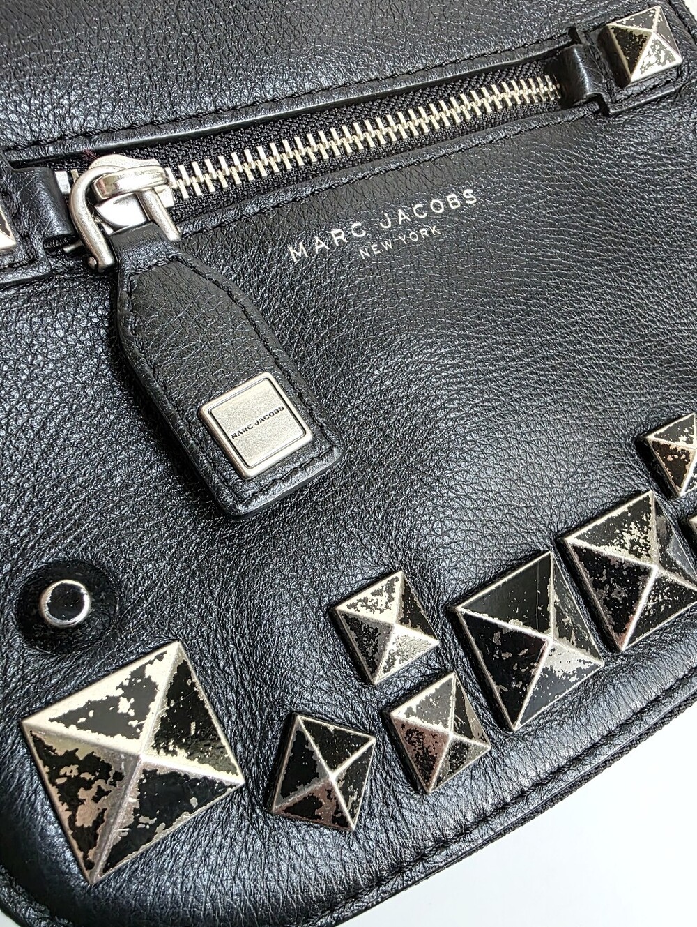 Marc Jacobs Recruit Studded Saddle Bag - Picture 7 of 14